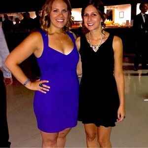 French Connection Blue Sleeveless Dress